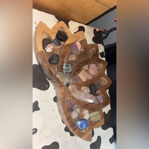 36 crystals along with holder